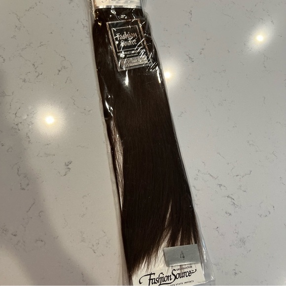 COPY - Fashion Source Color 6 Only. 100% Human Hair 18” wefted hair - Picture 1 of 1
